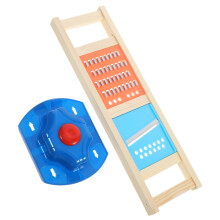 Cheese Shredder Wood Simple Design 1 Set 13.4x4.2x0.8in