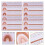 60 Couché Plaques Nom Usage Bougies 10