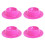 4pcs silicone egg holder tray for refrigerator, kitchen gadget 1