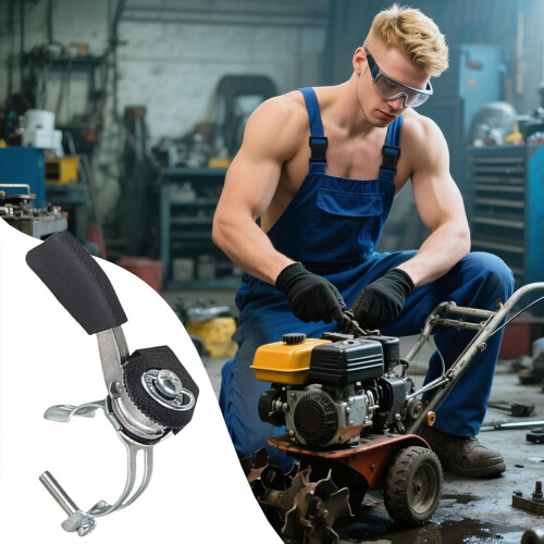 Tiller Throttle Control Attachment Handlebar Thumb Throttle Accelerator Switch Replacement For Road Cutter Trowel 1