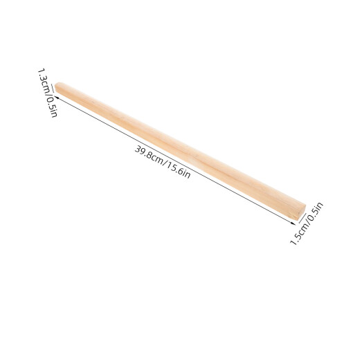 8Pz Bastoncini Di Legno Eleganti Per Cornici E Tappeti Da Beige 1