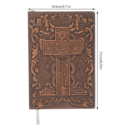 vintage pu cover journal antique retro notepad diary 1
