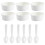 50 sets 40ml ice cream cups with , pudding jelly cups 1