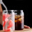 2 pcs glass beer cup ring-pull can shaped heat-resistant for home 8