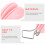 Nose Corrector Shaper Clip Pink 1pcs 7