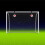 soccer goal target trainer with adjustable tapes for accuracy 5
