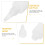 100pcs pointed squeeze bottles for liquid glue refill pigment 11