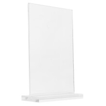 6 pcs acrylic flyer holders sturdy sign display for practical use