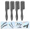 4pcs foldable multi-purpose makeup brushes for eyebrows 5