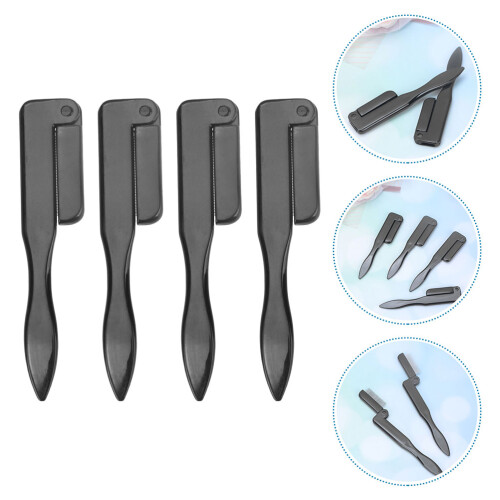 4pcs foldable multi-purpose makeup brushes for eyebrows 2