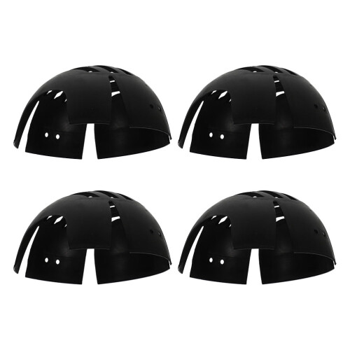 4pcs lightweight bump cap inserts for hard hat, universal fit, black