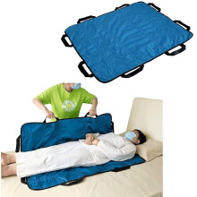 Slide Sheets With 8 Handles, Reusable Positioning Pad Draw Sheet For Patient Transfer, Turning And Repositioning Belts