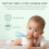 baby clip adjustable teething toy holder strap light green 9