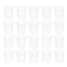 Hydroponics Planter Pot Plastic Transparent 50pcs