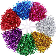 14pcs cheerleader ball-flower props, mixed color for aerobics meet