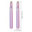 6 pcs portable metal shell telescopic lip brush 2