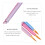 6 pcs portable metal shell telescopic lip brush 8
