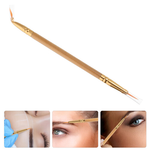 double-ended eyeliner lip liner brush for makeup application 2