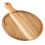 round wooden pizza plate cutting board multi-functional tray 6