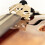 3pcs rubber round violin practice mutes black 3