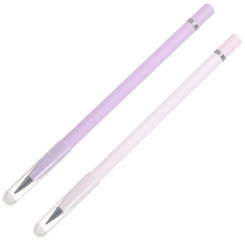 2pcs metal inkless pencil for writing drawing drafting