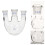 1pc 3 neck round bottom boiling flask distillation apparatus 9