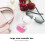 2pcs plastic lens case storage box for girls black white 11