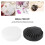 2pcs plastic lens case storage box for girls black white 9
