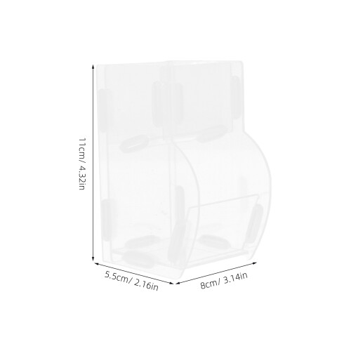 automatic hamster feeder clear acrylic dispenser for small pets 1