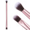 Rose Gold Double Ended Makeup Brush Professional Cosmetic Tool 1