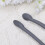 1 pair 40cm tote handles replacement deep grey 10