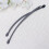1 pair 40cm tote handles replacement deep grey 3