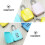 4pcs combination padlocks multi-function locker locks home accessory 7