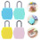 4pcs combination padlocks multi-function locker locks home accessory 9