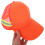 safety cloth trucker hat with adjustable strap and mesh back 7