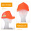 safety cloth trucker hat with adjustable strap and mesh back 9