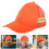 safety cloth trucker hat with adjustable strap and mesh back 10