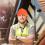 safety cloth trucker hat with adjustable strap and mesh back 6