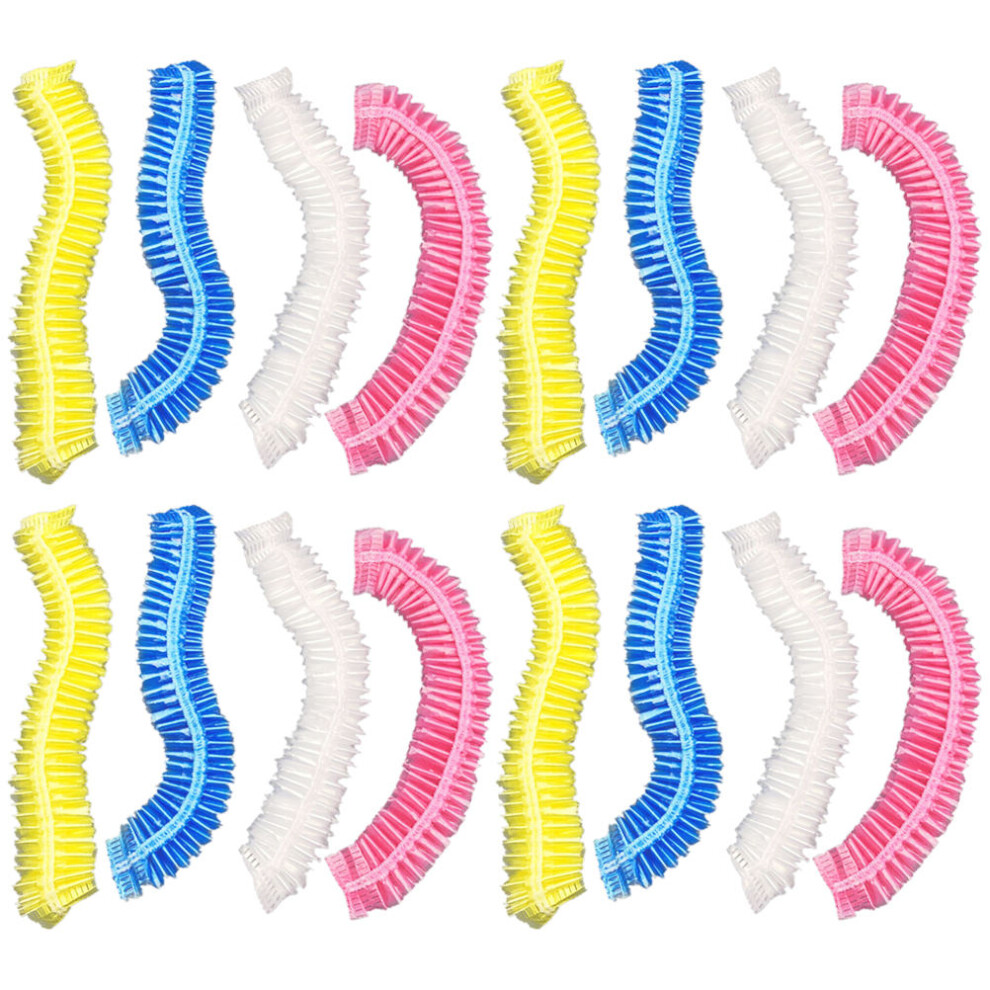 Ohphcall 400 Pcs Individually Wrapped Shower Caps Hat Portable Hair