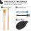 2 sets headset cleaning kit with air blower and brush 9