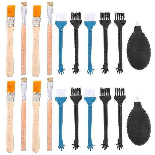 2 sets headset cleaning kit with air blower and brush