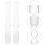 2pcs straight glass drying tube for experiments 2