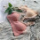 wireless lace bra for breastfeeding, full coverage, xl pink 8