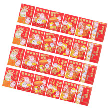 60pcs red envelopes snake year cartoon design for festival wedding birthday