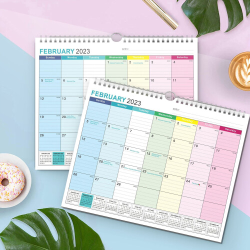Englischer Wandkalender Einfacher Wandkalender 2