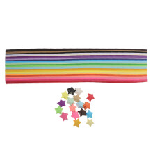 540pcs colored star origami paper strips for diy decoration