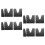 2 sets trunk organizer blocks for car truck suv storage divider tools 10