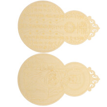 2 pcs chinese amulet card year of the snake 2025 taishui feng shui