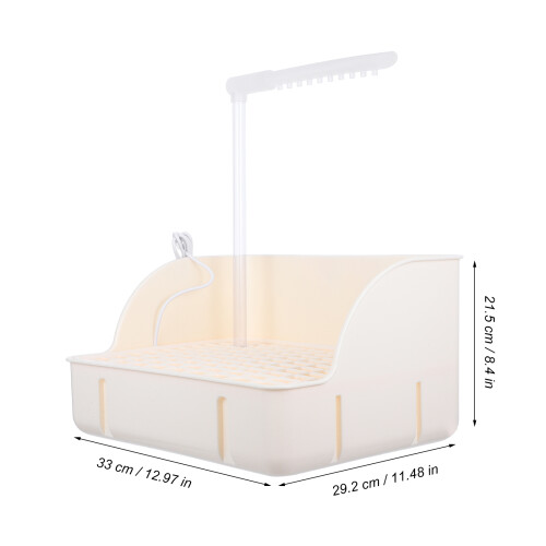 Bird Bath For Bathing Time With Plastic Compact Design 1 Set 2