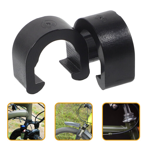 40Pièces Clip C Noir Guide Câble Durable 2